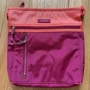 Brand new Vera Bradley side satchel and makeup bag